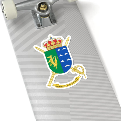 Coat of Arms of the Training Command - Canarias (Spain) (Coat of Arms) STICKER Vinyl Kiss-Cut Decal - The Sticker Space