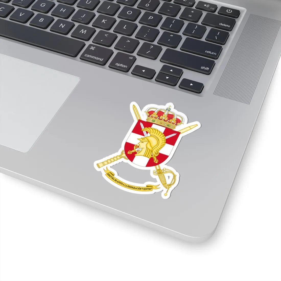 Coat of Arms of the Training Command - Centro (Spain) (Coat of Arms) STICKER Vinyl Kiss-Cut Decal - The Sticker Space