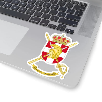 Coat of Arms of the Training Command - Centro (Spain) (Coat of Arms) STICKER Vinyl Kiss-Cut Decal - The Sticker Space