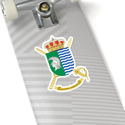 Coat of Arms of the Training Command - Este (Spain) (Coat of Arms) STICKER Vinyl Kiss-Cut Decal - The Sticker Space