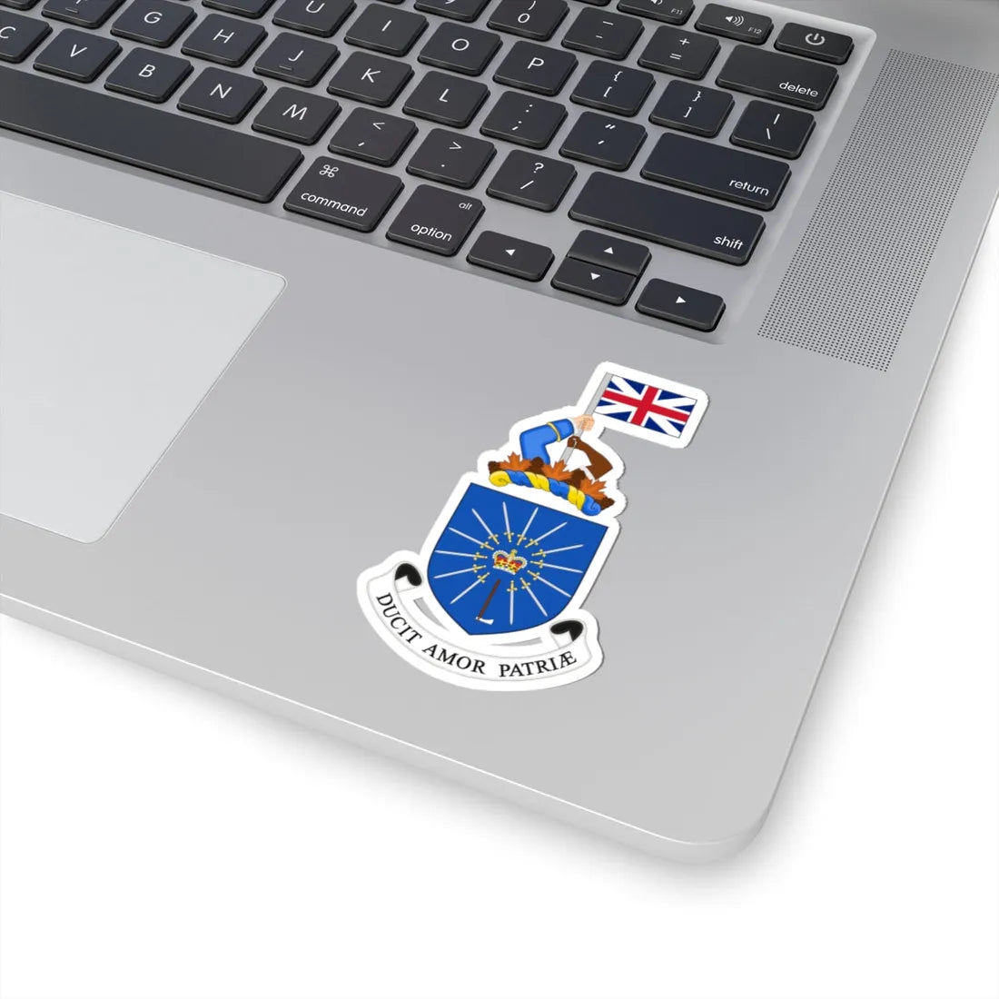 Coat of arms of the United Empire Loyalists Association of Canada (Canada) (Coat of Arms) STICKER Vinyl Kiss-Cut Decal - The Sticker Space