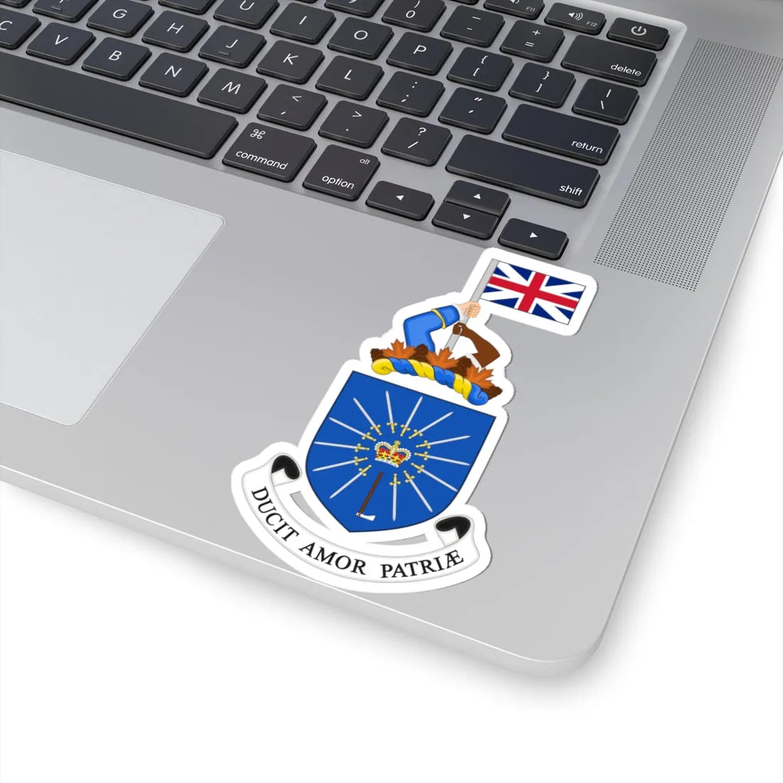 Coat of arms of the United Empire Loyalists Association of Canada (Canada) (Coat of Arms) STICKER Vinyl Kiss-Cut Decal - The Sticker Space