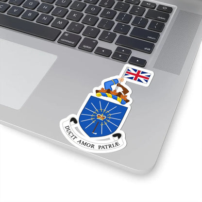 Coat of arms of the United Empire Loyalists Association of Canada (Canada) (Coat of Arms) STICKER Vinyl Kiss-Cut Decal - The Sticker Space
