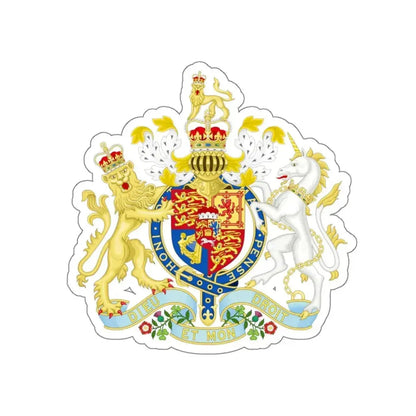 Coat of Arms of the United Kingdom (1801-1816) STICKER Vinyl Die-Cut Decal - The Sticker Space