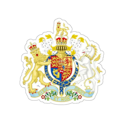 Coat of Arms of the United Kingdom (1816-1837) STICKER Vinyl Die-Cut Decal - The Sticker Space