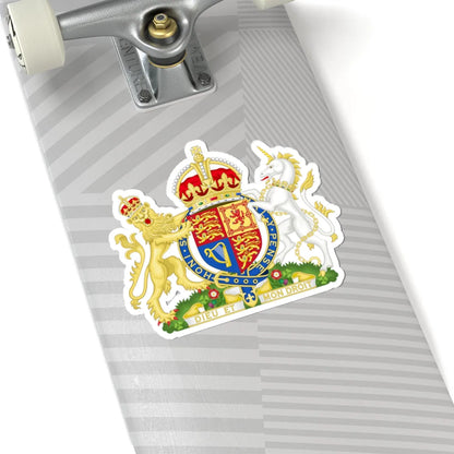 Coat of arms of the United Kingdom 1924-1952 lesser arms (United Kingdom) (Coat of Arms) STICKER Vinyl Kiss-Cut Decal - The Sticker Space