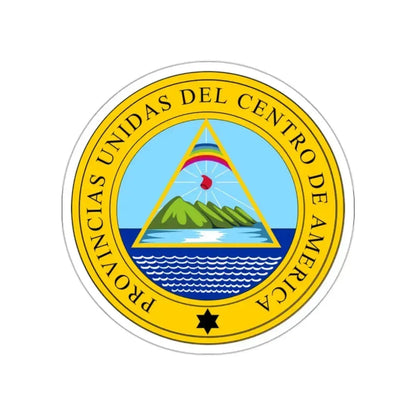 Coat of arms of the United Provinces of Central America STICKER Vinyl Die-Cut Decal 2 Inch - The Sticker Space