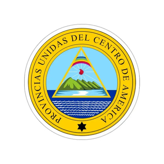 Coat of arms of the United Provinces of Central America STICKER Vinyl Die-Cut Decal 2 Inch - The Sticker Space