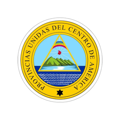Coat of arms of the United Provinces of Central America STICKER Vinyl Die-Cut Decal - The Sticker Space