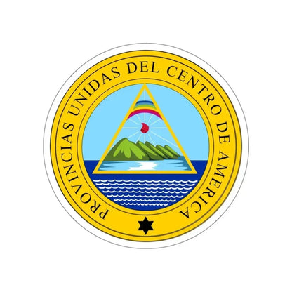Coat of arms of the United Provinces of Central America STICKER Vinyl Die-Cut Decal - The Sticker Space