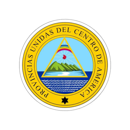 Coat of arms of the United Provinces of Central America STICKER Vinyl Die-Cut Decal - The Sticker Space