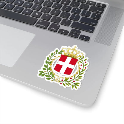 Coat of arms of the United Provinces of Central Italy (Italy) (Coat of Arms) STICKER Vinyl Kiss-Cut Decal - The Sticker Space