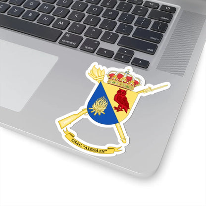 Coat of Arms of the USAC Aizoáin (Spain) (Coat of Arms) STICKER Vinyl Kiss-Cut Decal - The Sticker Space