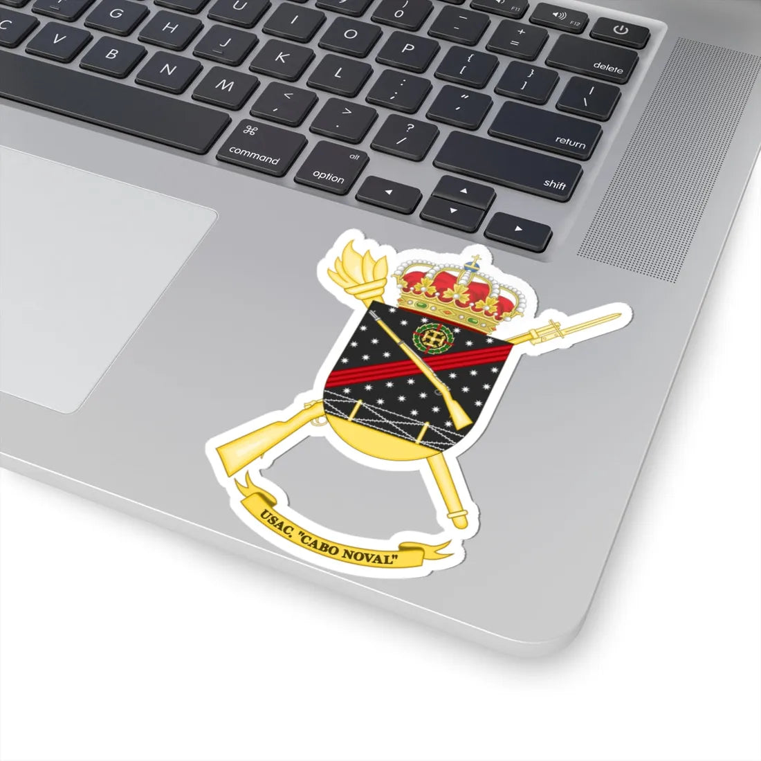 Coat of Arms of the USAC Cabo Noval (Spain) (Coat of Arms) STICKER Vinyl Kiss-Cut Decal - The Sticker Space