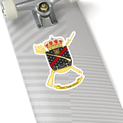 Coat of Arms of the USAC Cabo Noval (Spain) (Coat of Arms) STICKER Vinyl Kiss-Cut Decal - The Sticker Space