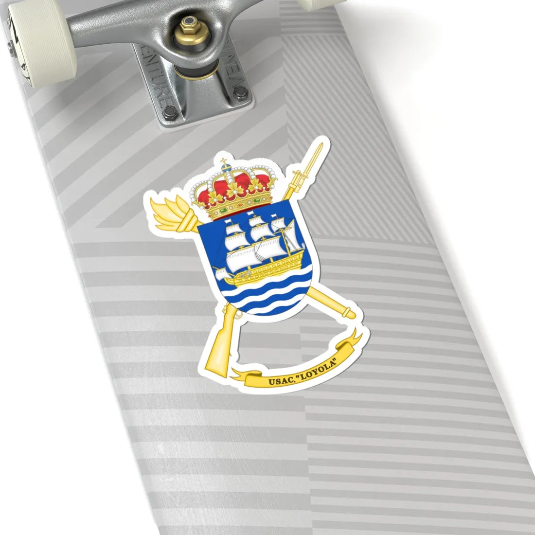 Coat of Arms of the USAC Loyola (Spain) (Coat of Arms) STICKER Vinyl Kiss-Cut Decal - The Sticker Space