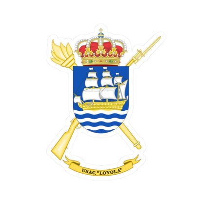 Coat of Arms of the USAC Loyola (Spain) (Coat of Arms) STICKER Vinyl Kiss-Cut Decal - The Sticker Space