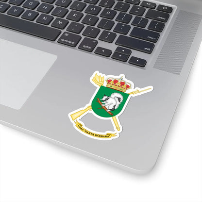 Coat of Arms of the USAC Santa Bárbara (Spain) (Coat of Arms) STICKER Vinyl Kiss-Cut Decal - The Sticker Space