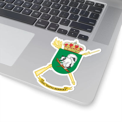 Coat of Arms of the USAC Santa Bárbara (Spain) (Coat of Arms) STICKER Vinyl Kiss-Cut Decal - The Sticker Space