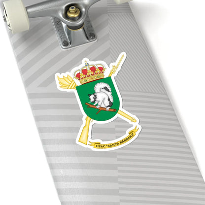 Coat of Arms of the USAC Santa Bárbara (Spain) (Coat of Arms) STICKER Vinyl Kiss-Cut Decal - The Sticker Space