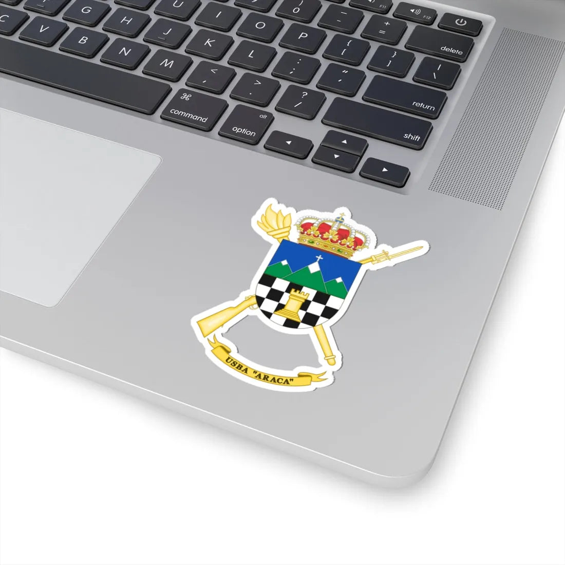 Coat of Arms of the USBA Araca (Spain) (Coat of Arms) STICKER Vinyl Kiss-Cut Decal - The Sticker Space