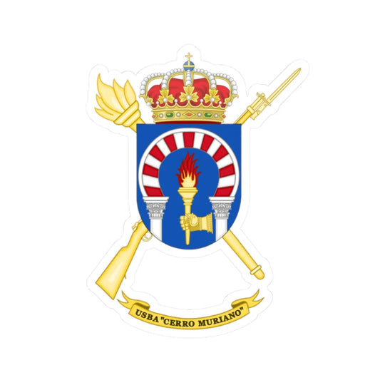 Coat of Arms of the USBA Cerro Muriano (Spain) (Coat of Arms) STICKER Vinyl Kiss-Cut Decal 2 Inch White - The Sticker Space