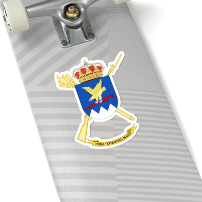 Coat of Arms of the USBA Coronel Maté (Spain) (Coat of Arms) STICKER Vinyl Kiss-Cut Decal - The Sticker Space
