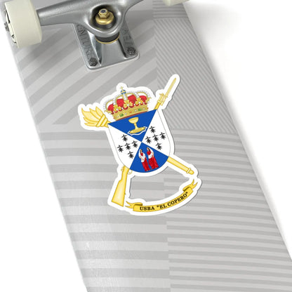 Coat of Arms of the USBA El Copero (Spain) (Coat of Arms) STICKER Vinyl Kiss-Cut Decal - The Sticker Space