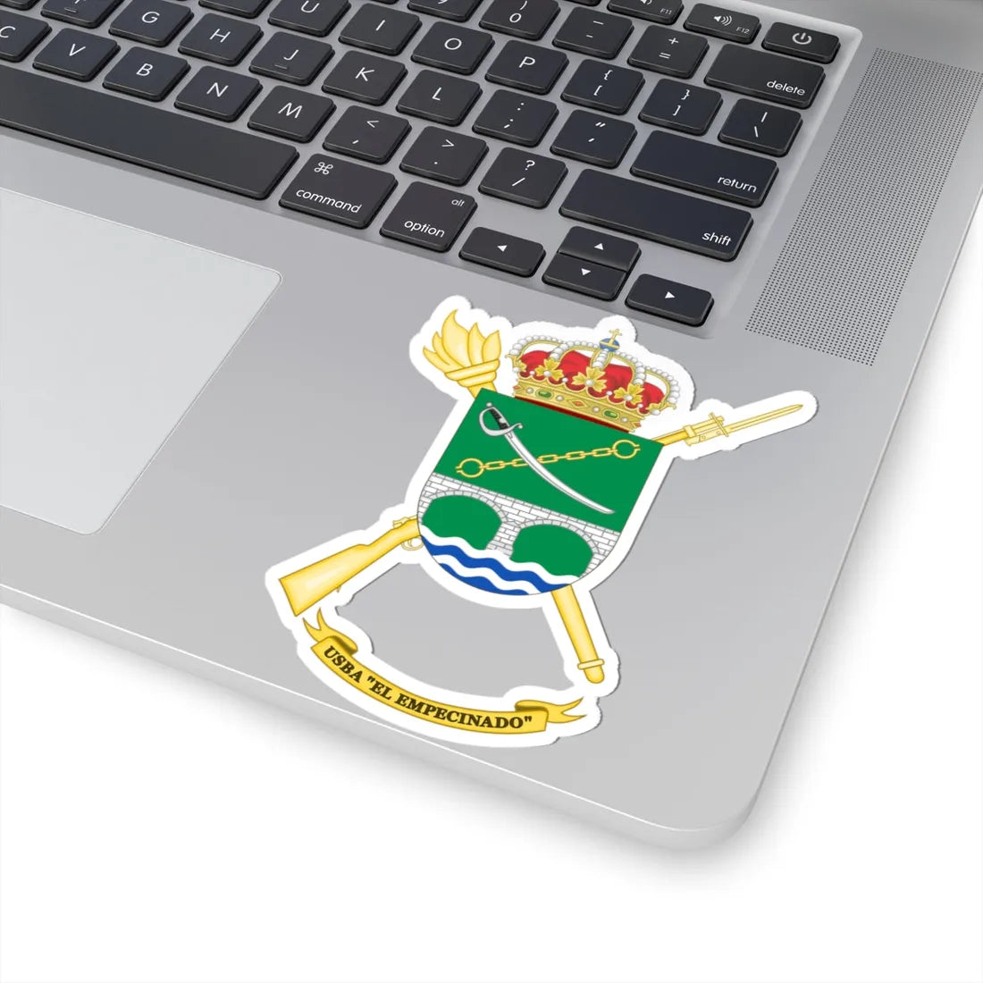 Coat of Arms of the USBA El Empecinado (Spain) (Coat of Arms) STICKER Vinyl Kiss-Cut Decal - The Sticker Space