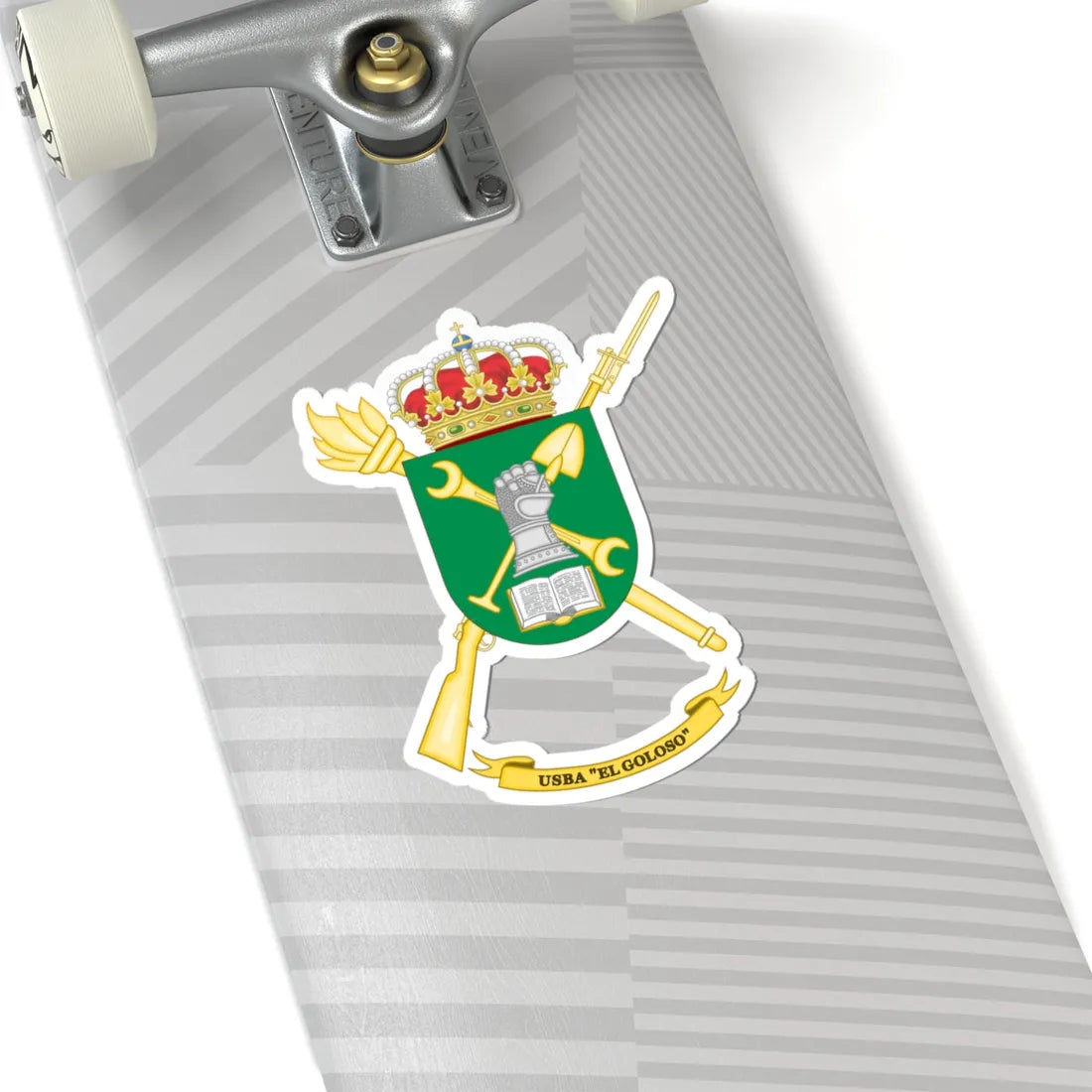 Coat of Arms of the USBA El Goloso (Spain) (Coat of Arms) STICKER Vinyl Kiss-Cut Decal - The Sticker Space
