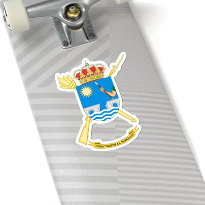 Coat of Arms of the USBA General Morillo (Spain) (Coat of Arms) STICKER Vinyl Kiss-Cut Decal - The Sticker Space