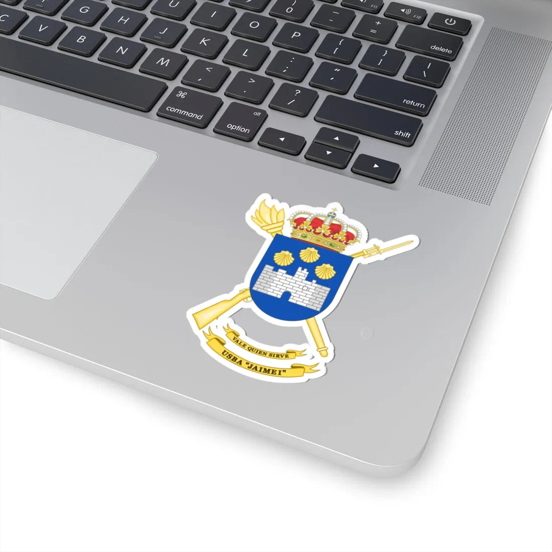 Coat of Arms of the USBA Jaime I (Spain) (Coat of Arms) STICKER Vinyl Kiss-Cut Decal - The Sticker Space
