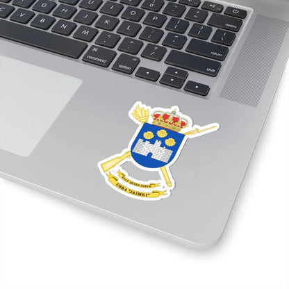Coat of Arms of the USBA Jaime I (Spain) (Coat of Arms) STICKER Vinyl Kiss-Cut Decal - The Sticker Space