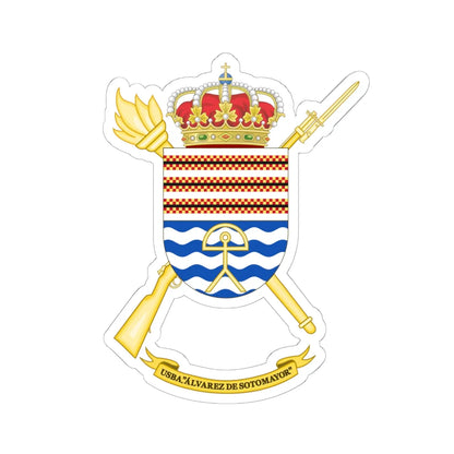 Coat of Arms of the USBA Álvarez de Sotomayor (Spain) (Coat of Arms) STICKER Vinyl Kiss-Cut Decal 6 Inch White - The Sticker Space