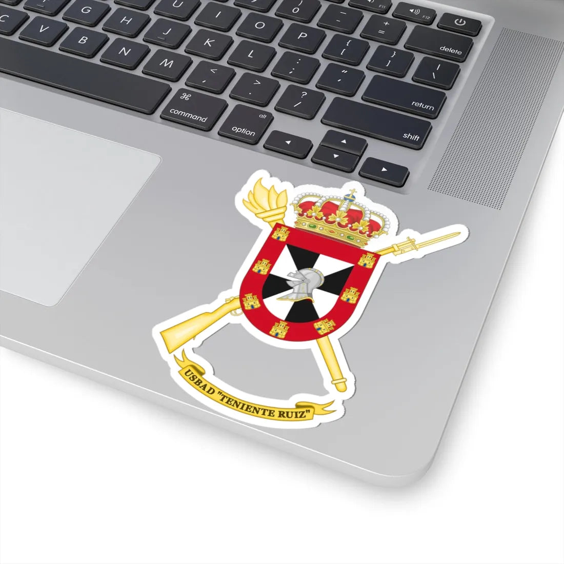 Coat of Arms of the USBAD Ceuta (Spain) (Coat of Arms) STICKER Vinyl Kiss-Cut Decal - The Sticker Space