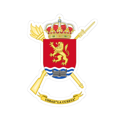 Coat of Arms of the USBAD La Cuesta (Spain) (Coat of Arms) STICKER Vinyl Kiss-Cut Decal - The Sticker Space