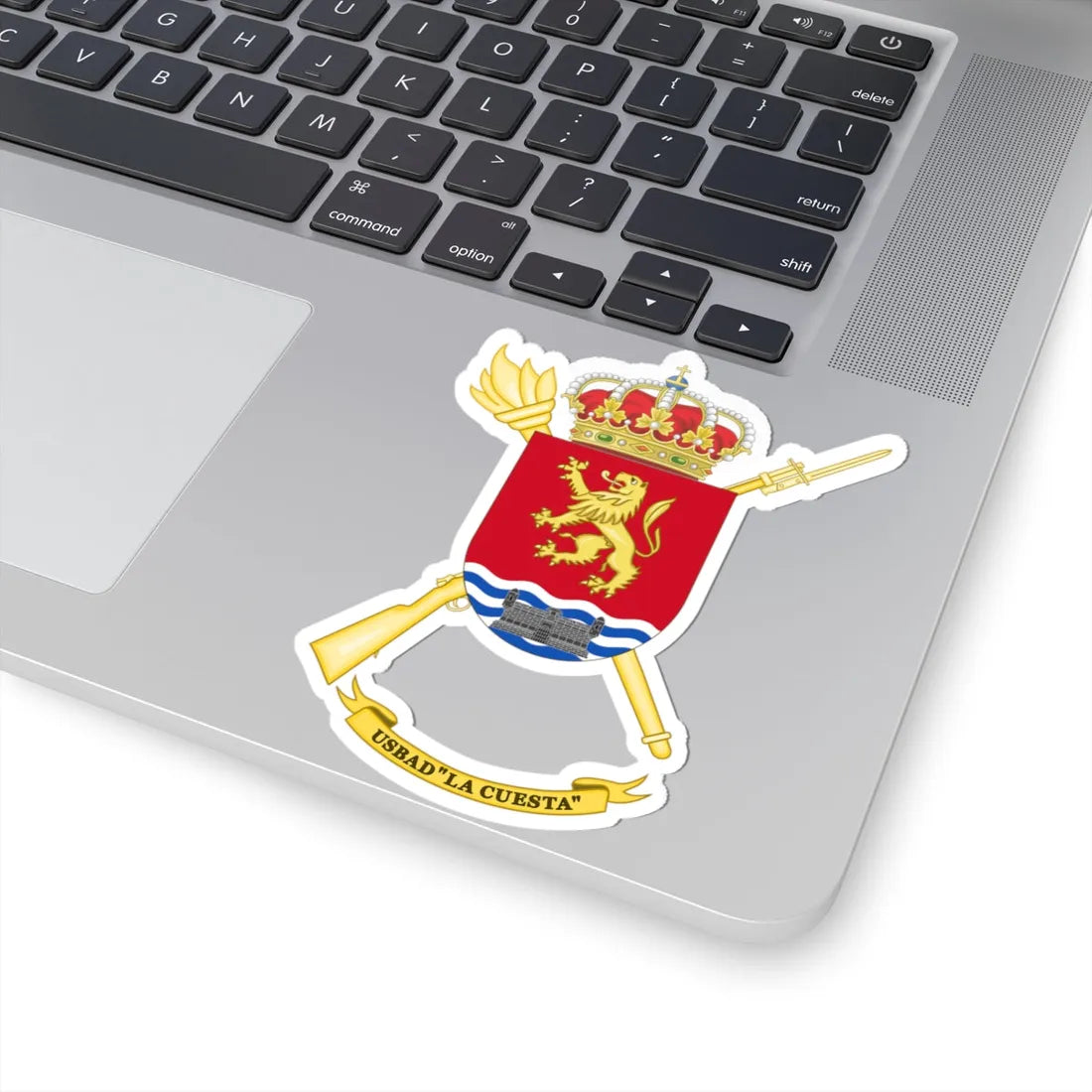 Coat of Arms of the USBAD La Cuesta (Spain) (Coat of Arms) STICKER Vinyl Kiss-Cut Decal - The Sticker Space