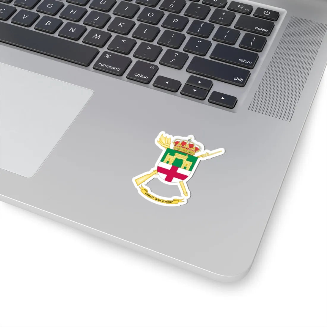 Coat of Arms of the USBAD San Jorge (Spain) (Coat of Arms) STICKER Vinyl Kiss-Cut Decal - The Sticker Space