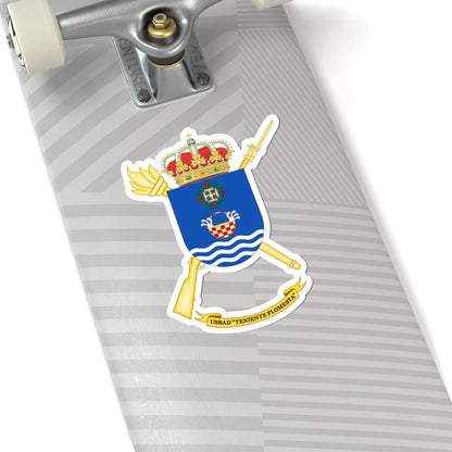 Coat of Arms of the USBAD Teniente Flomesta (Spain) (Coat of Arms) STICKER Vinyl Kiss-Cut Decal - The Sticker Space