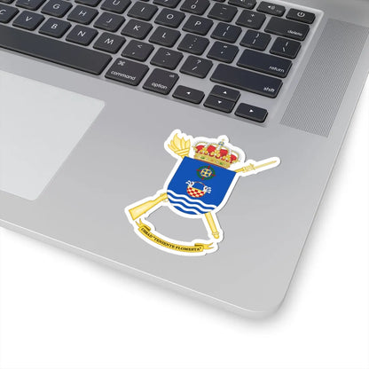 Coat of Arms of the USBAD Teniente Flomesta (Spain) (Coat of Arms) STICKER Vinyl Kiss-Cut Decal - The Sticker Space
