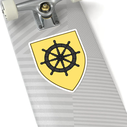 Coat of arms of Thurø (Denmark) (Coat of Arms) STICKER Vinyl Kiss-Cut Decal - The Sticker Space