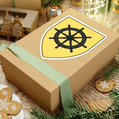 Coat of arms of Thurø (Denmark) (Coat of Arms) STICKER Vinyl Kiss-Cut Decal - The Sticker Space