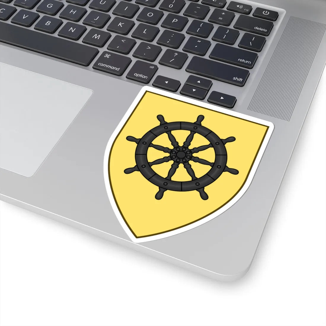 Coat of arms of Thurø (Denmark) (Coat of Arms) STICKER Vinyl Kiss-Cut Decal - The Sticker Space