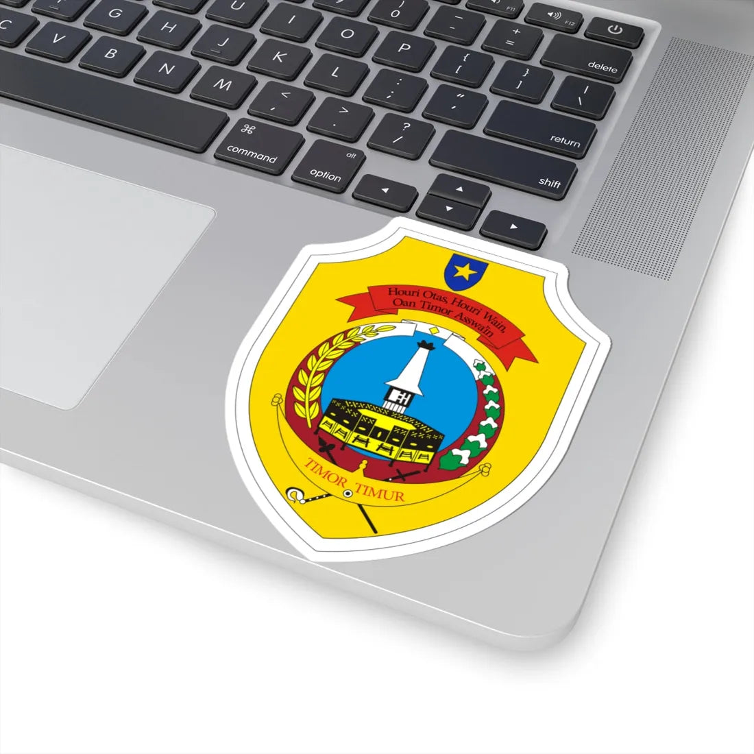 Coat of arms of Timor Timur (Coat of Arms) STICKER Vinyl Kiss-Cut Decal - The Sticker Space