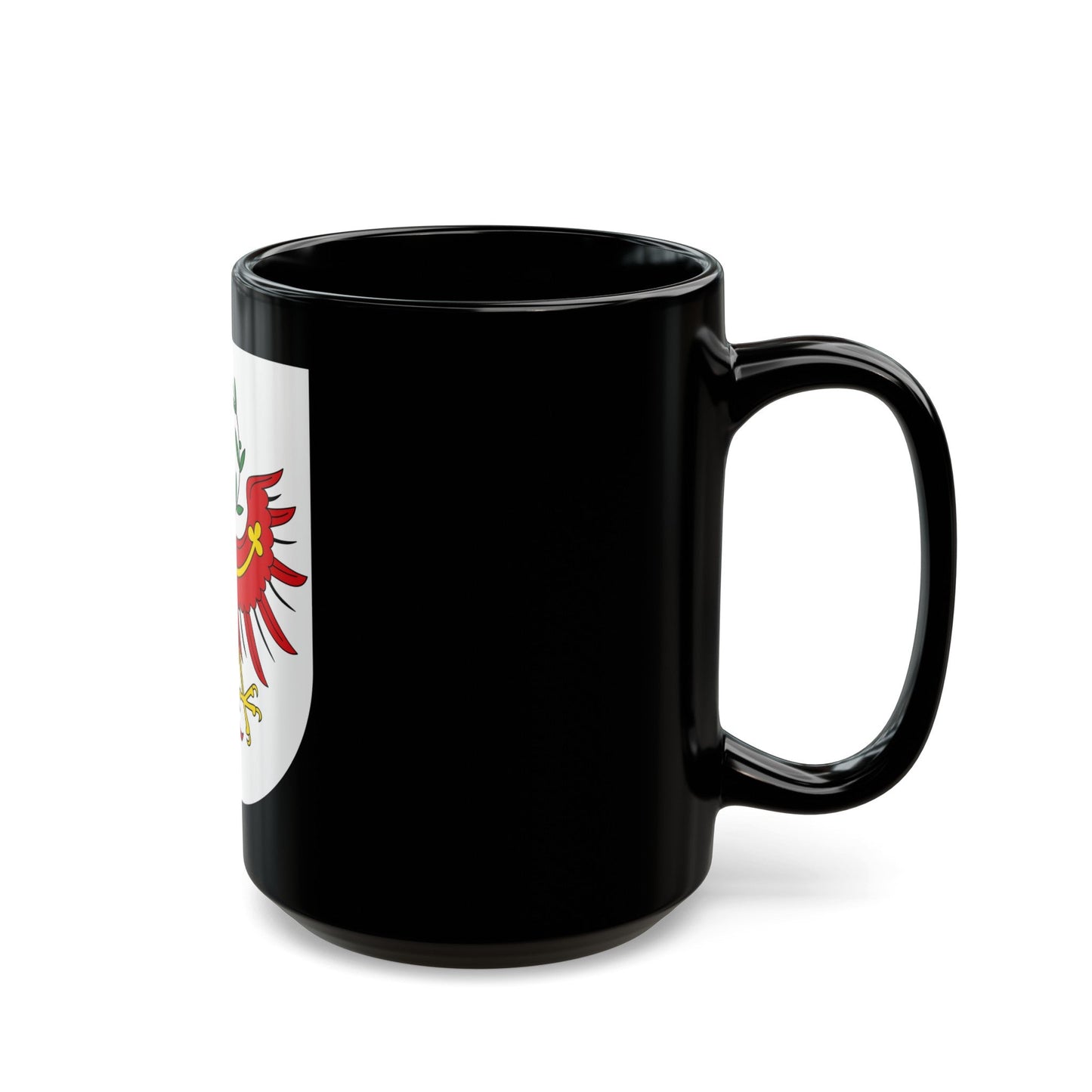 Coat of Arms of Tirol Austria - Black Coffee Mug-The Sticker Space