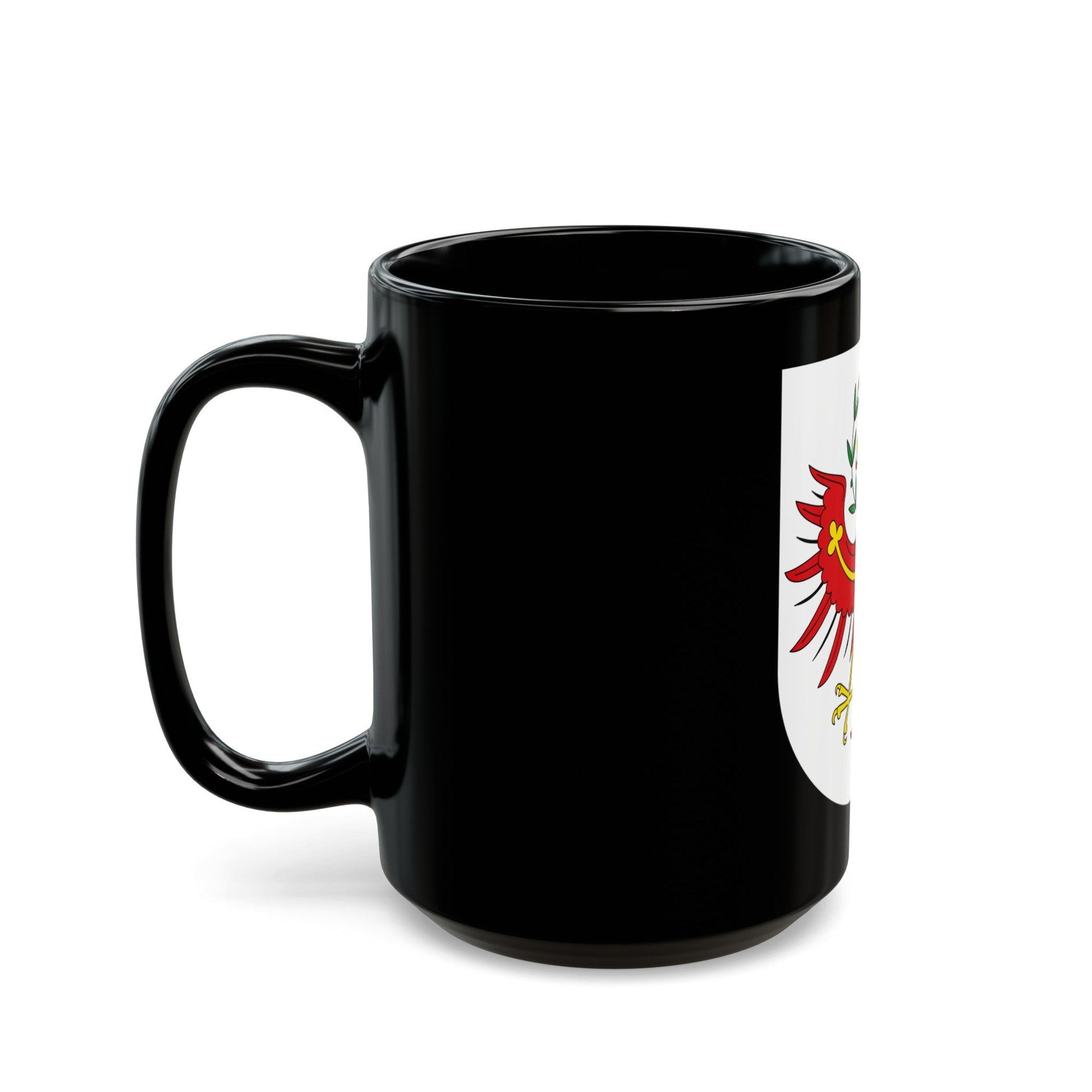 Coat of Arms of Tirol Austria - Black Coffee Mug-The Sticker Space