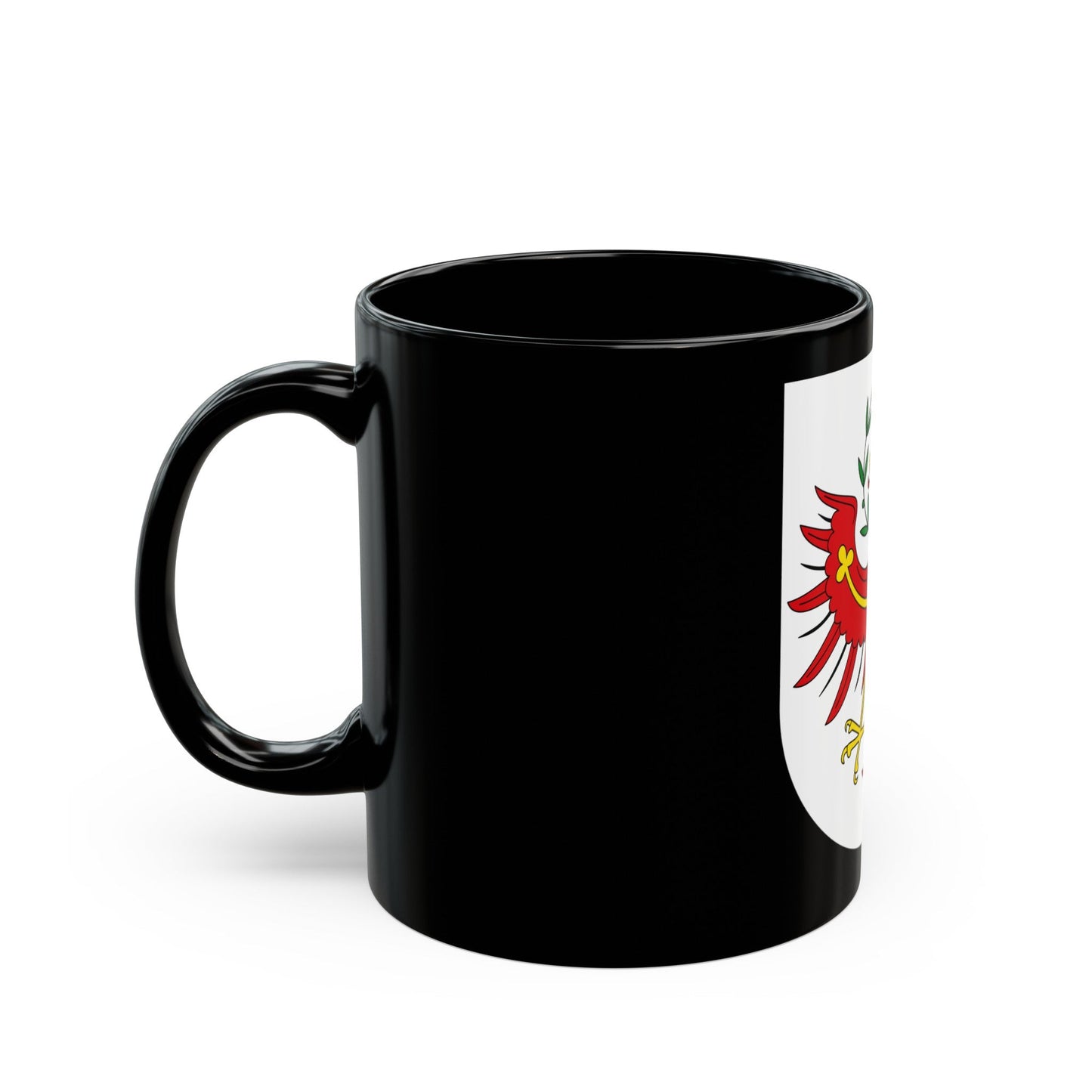 Coat of Arms of Tirol Austria - Black Coffee Mug-The Sticker Space