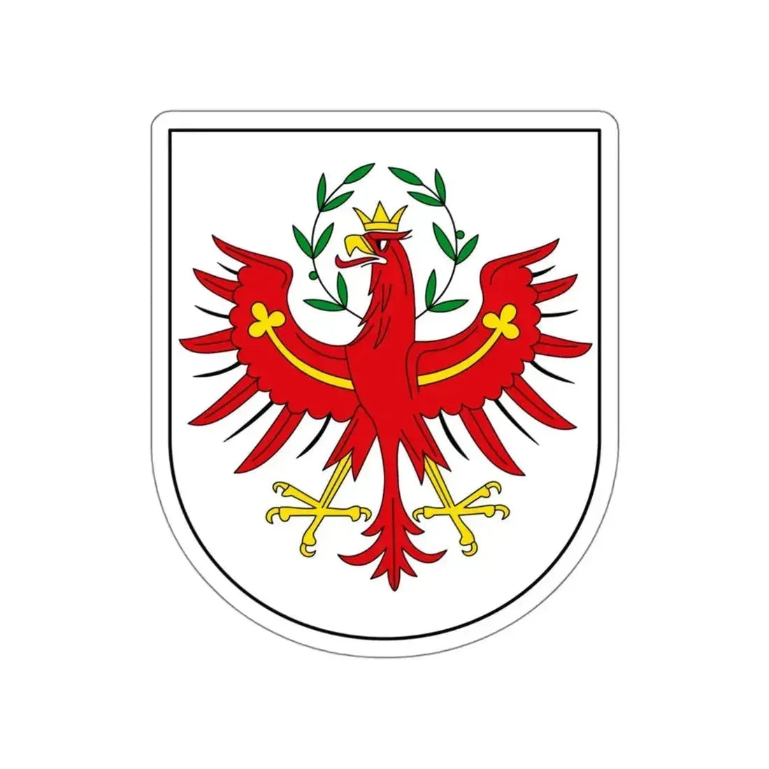 Coat of Arms of Tirol Austria STICKER Vinyl Die-Cut Decal 6 Inch - The Sticker Space