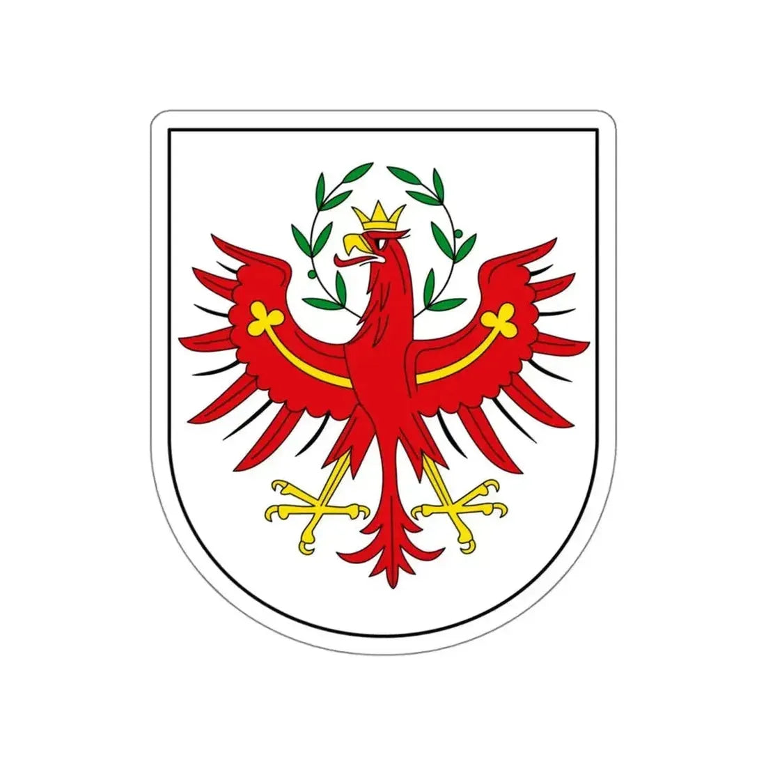 Coat of Arms of Tirol Austria STICKER Vinyl Die-Cut Decal - The Sticker Space