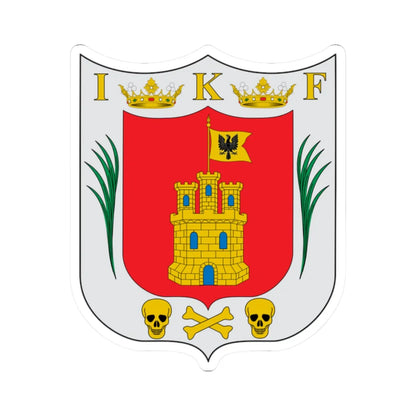 Coat of arms of Tlaxcala (Mexico) (Coat of Arms) STICKER Vinyl Kiss-Cut Decal 2 Inch White - The Sticker Space